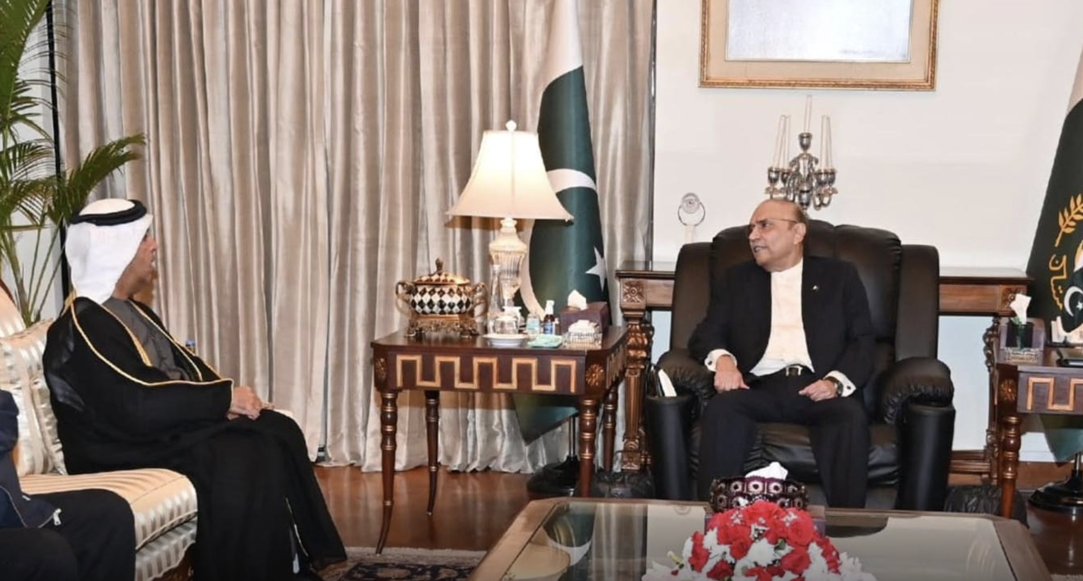 President Zardari meets UAE ambassador, reaffirms strong bilateral ties (file photo: APP)
